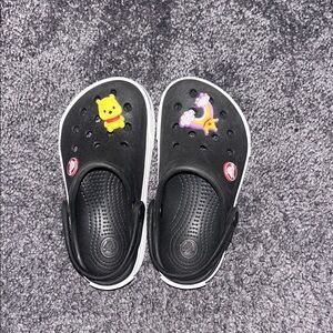 Toddler Crocs 8-9  with charms